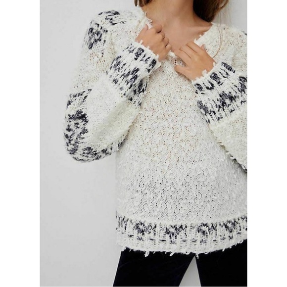 Anthropologie Pilcro Petra Feathered Sweater - NWT - XL - Picture 6 of 14